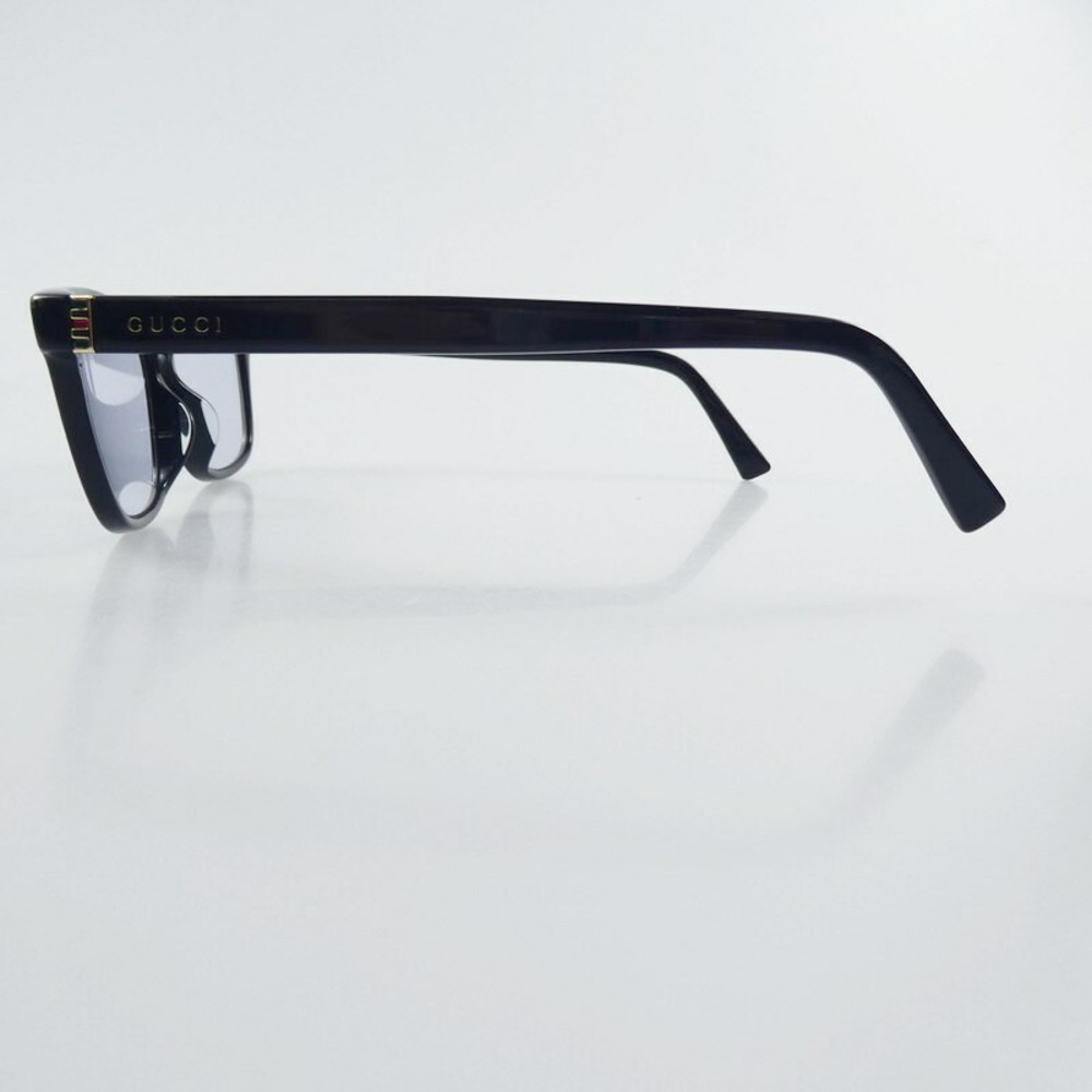 Gucci Rectangular Transparent Sunglasses Black - image 3